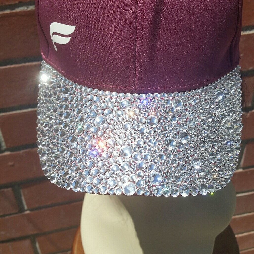 Swarovski Crystal Bridal Hats-Fabletics Hats-Bling Hats - Picture 7 of 9
